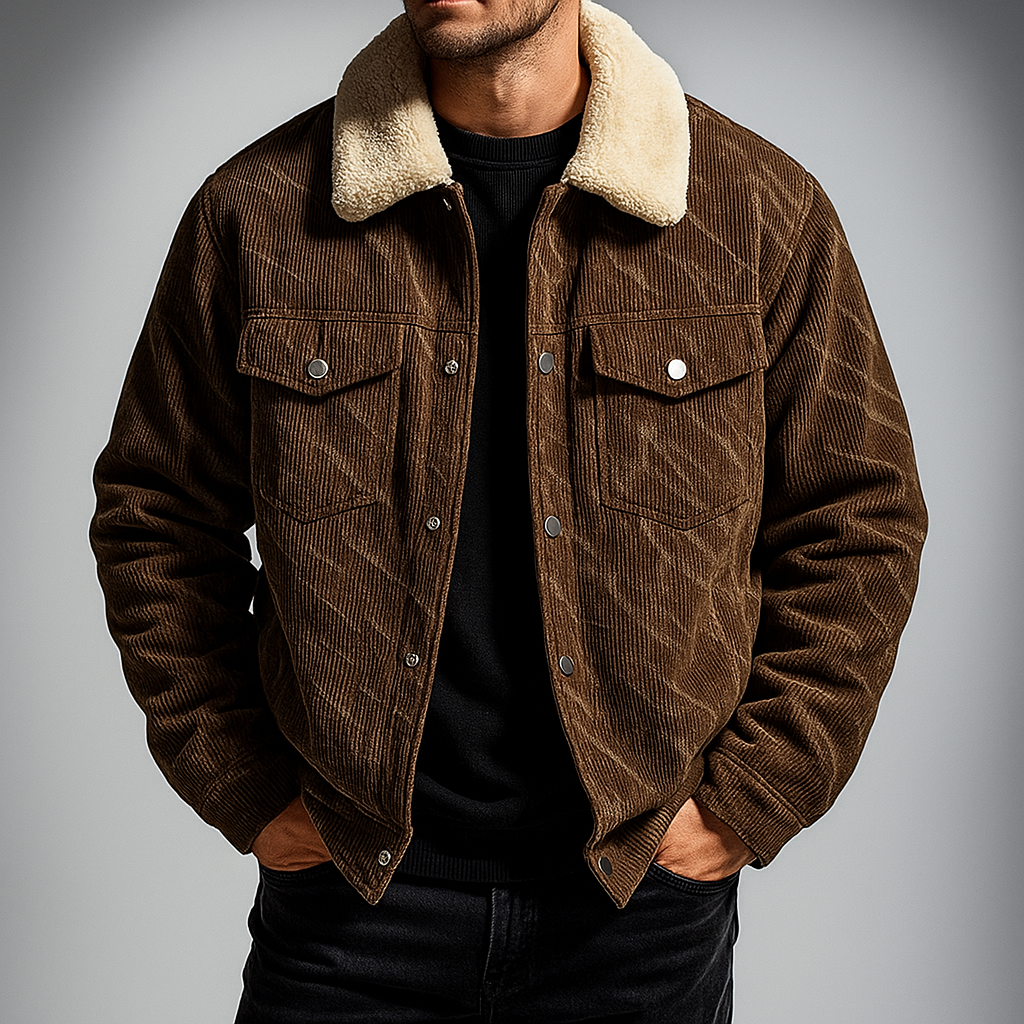 Dalton Quilted Cord Jacket