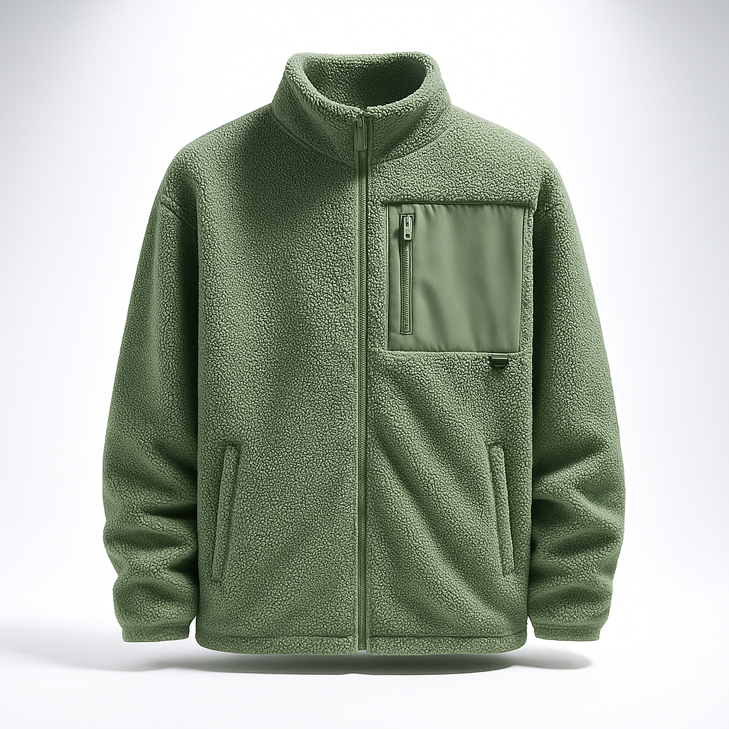 Technical Fleece Jacket with Utility Pocket