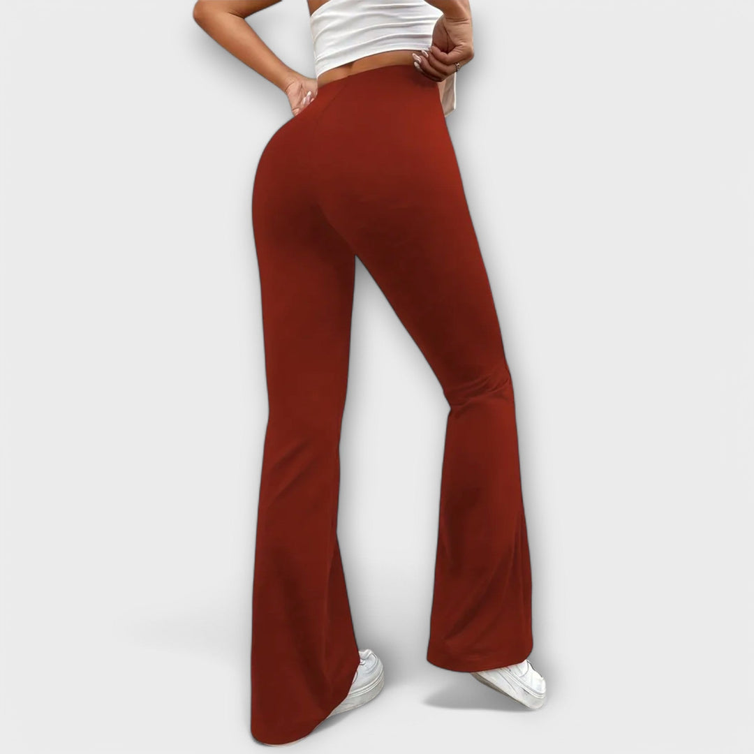 Serena - Loose Pants with Flared Legs