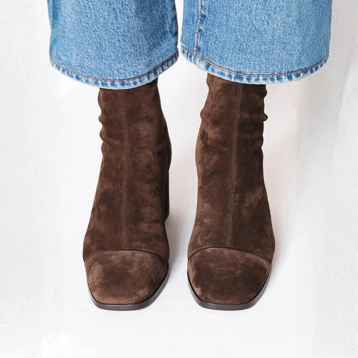 Yvonne – Elegant Comfort Heel Boots