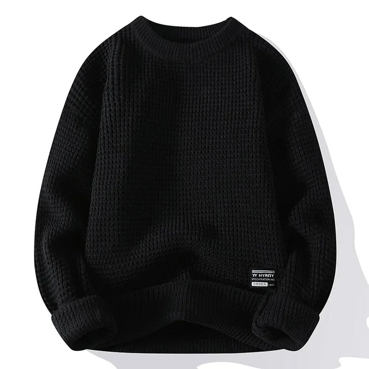 Marcello Waffle Crewneck Sweater