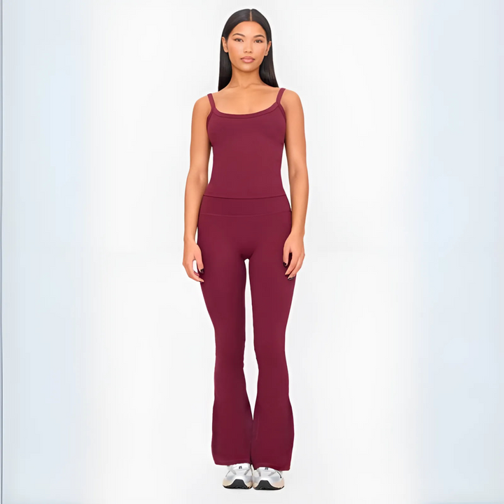 ARIANA™ - Casual Cami Top and Flare Leg Pants Set