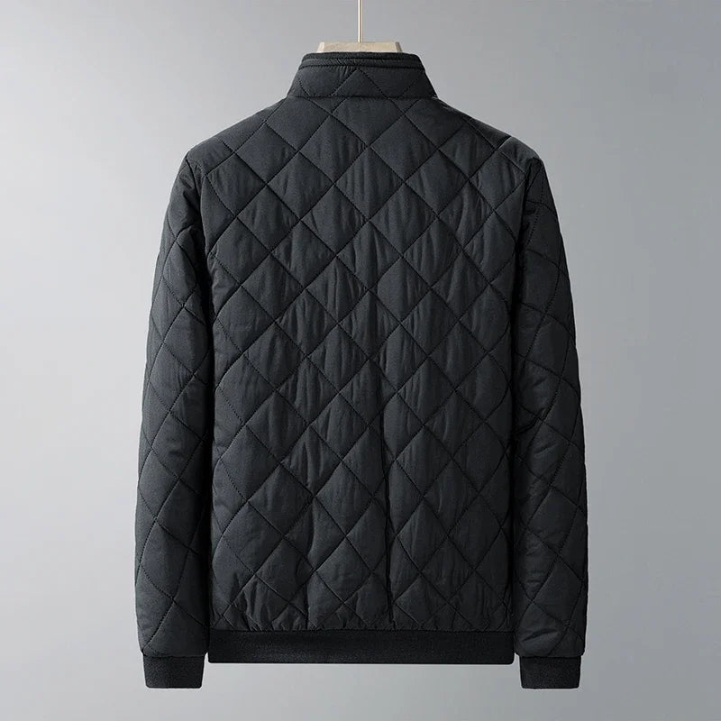 Titan Diamond-Quilted Bomber
