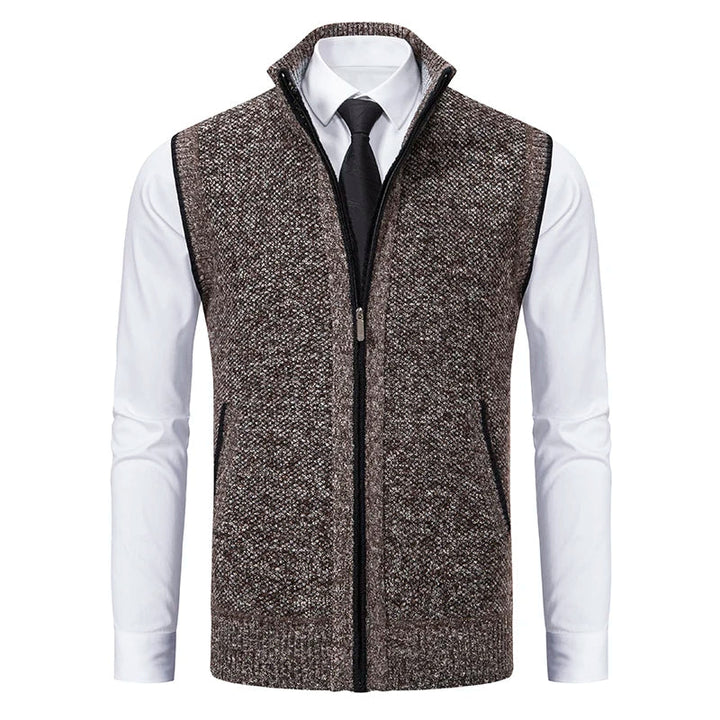 Kensington  Wool Full-Zip Vest