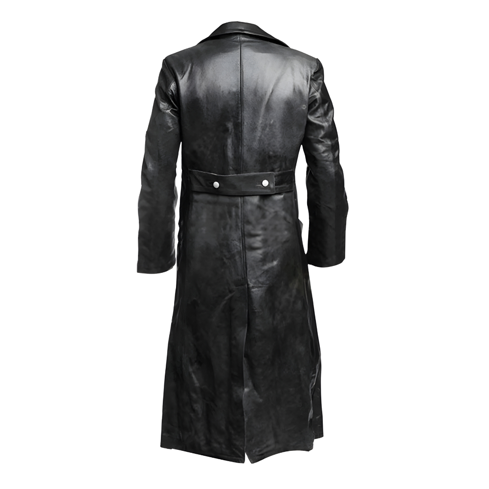 Shadow Commandant Leather Trench Coat