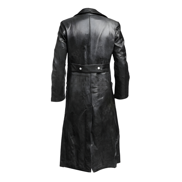 Shadow Commandant Leather Trench Coat