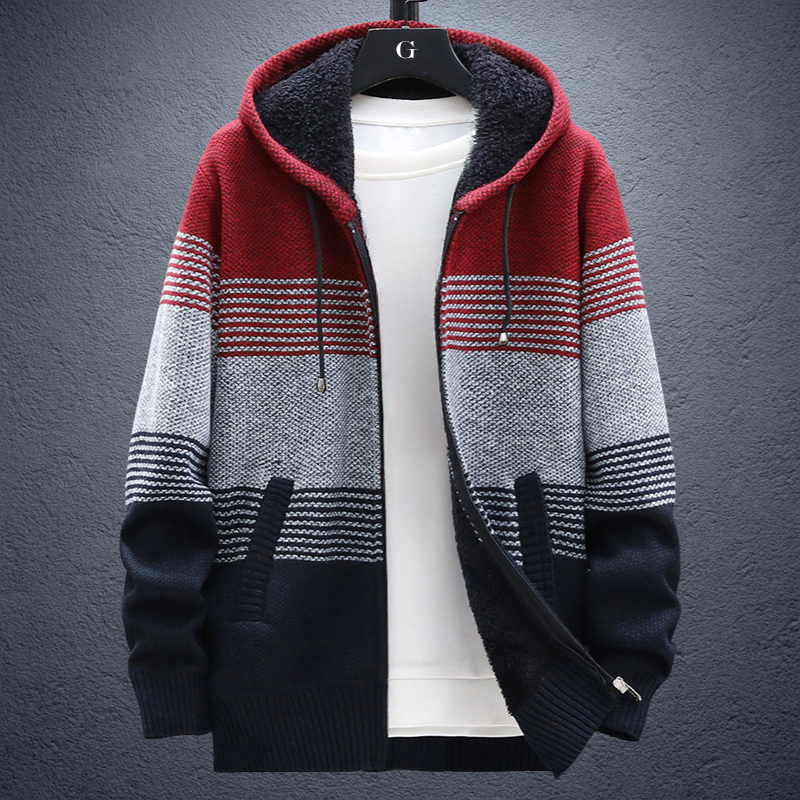 The Gradient Horizon Cashmere Zip Hoodie