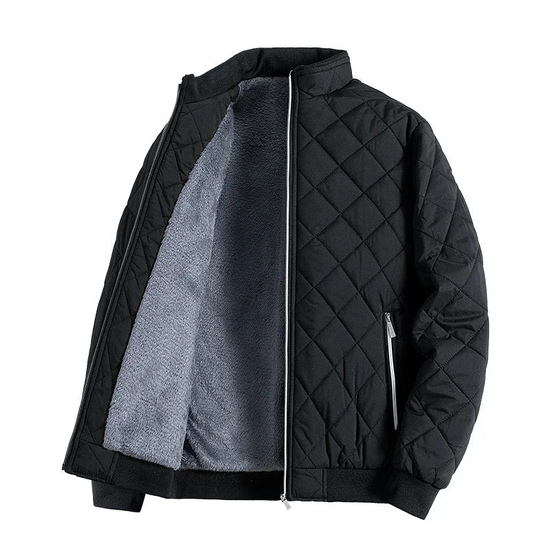 Titan Diamond-Quilted Bomber