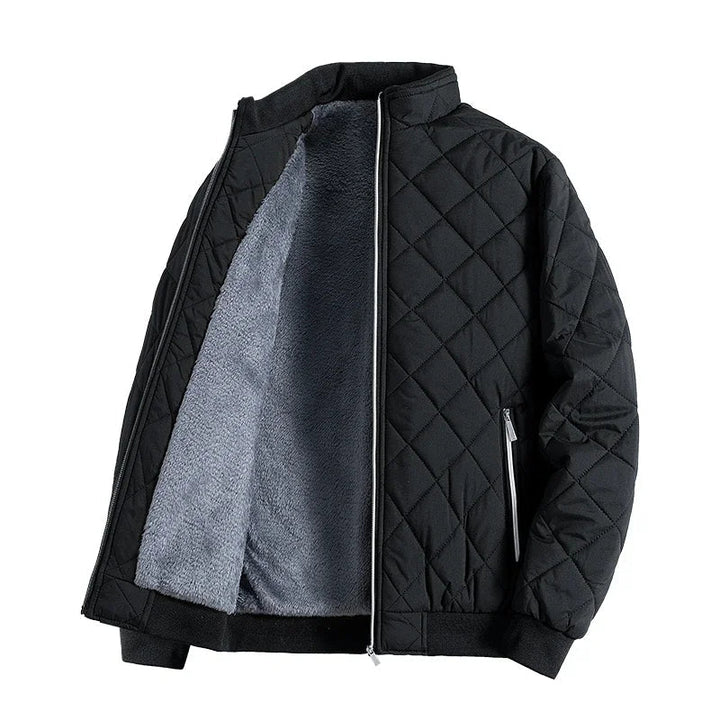 Titan Diamond-Quilted Bomber