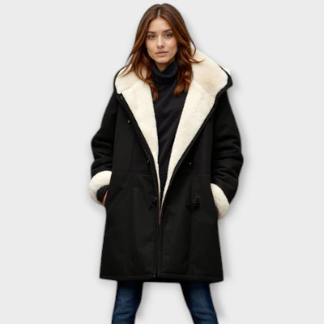 Antonia – Cosy Faux Fur-Lined Coat