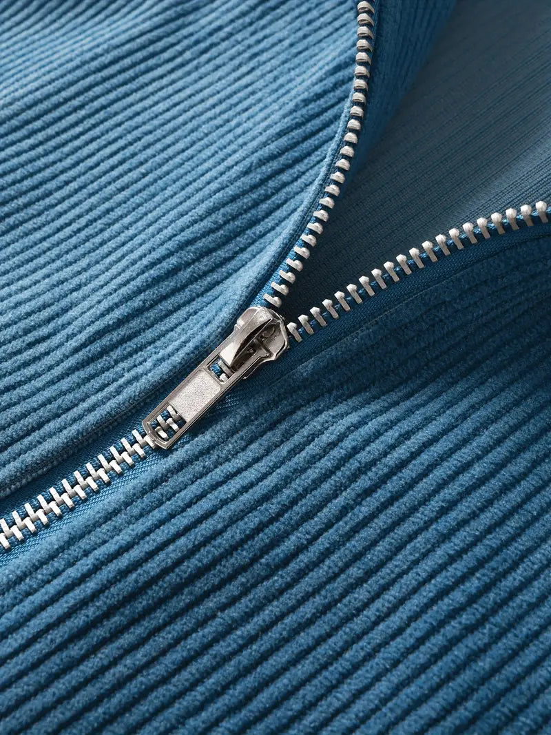 Bluehaven Corduroy Zip-Front Jacket