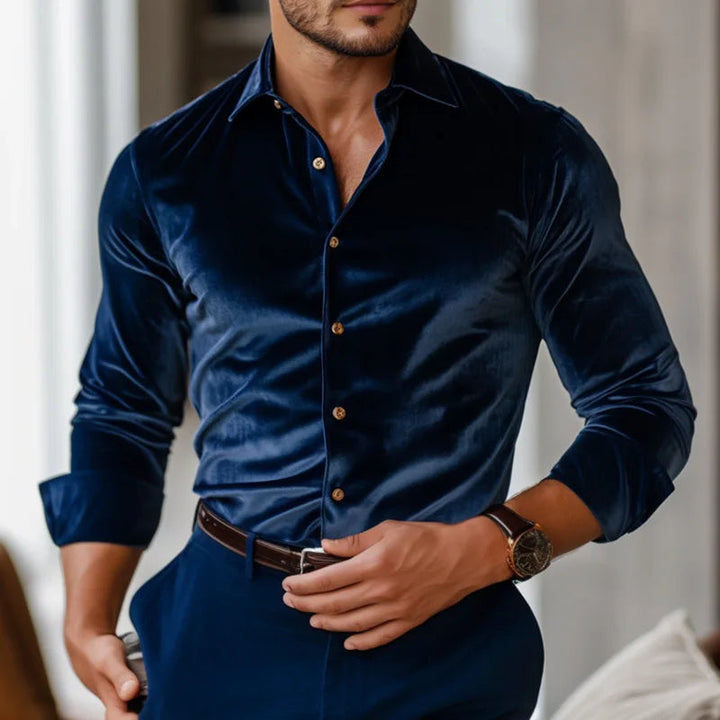 Imperial Velvet Dress Shirt