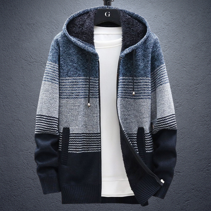 The Gradient Horizon Cashmere Zip Hoodie