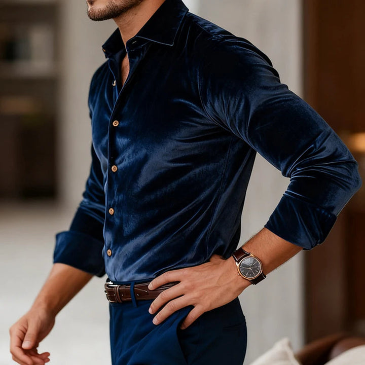 Imperial Velvet Dress Shirt