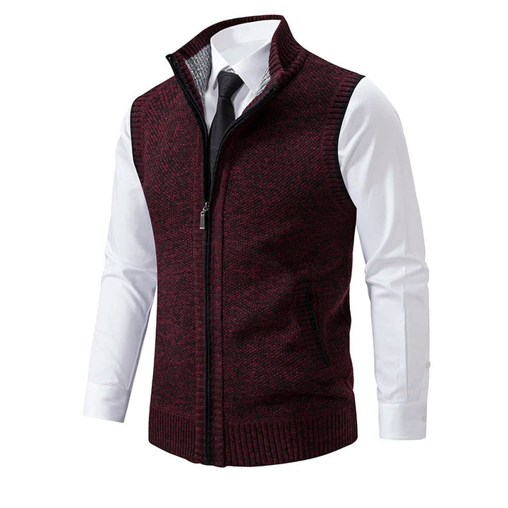 Kensington  Wool Full-Zip Vest