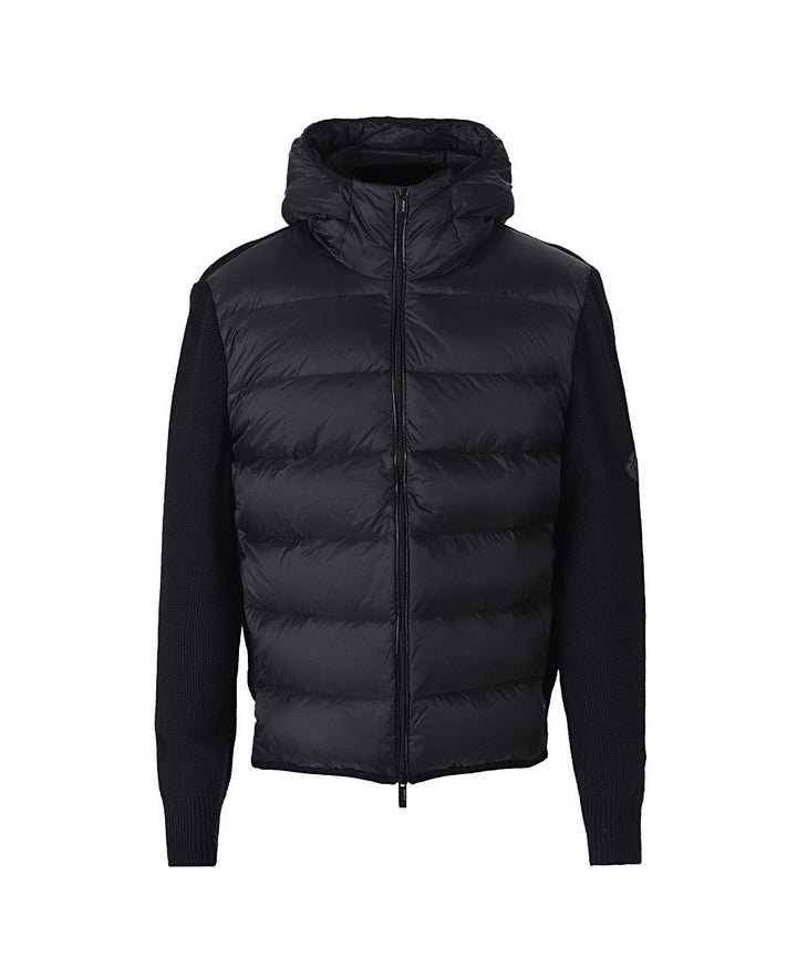 Hybrid Knit Sleeve Down Jacket