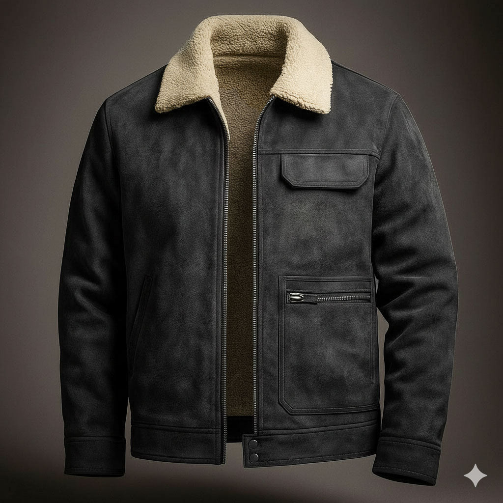 The Ashford Shearling-Collar Jacket