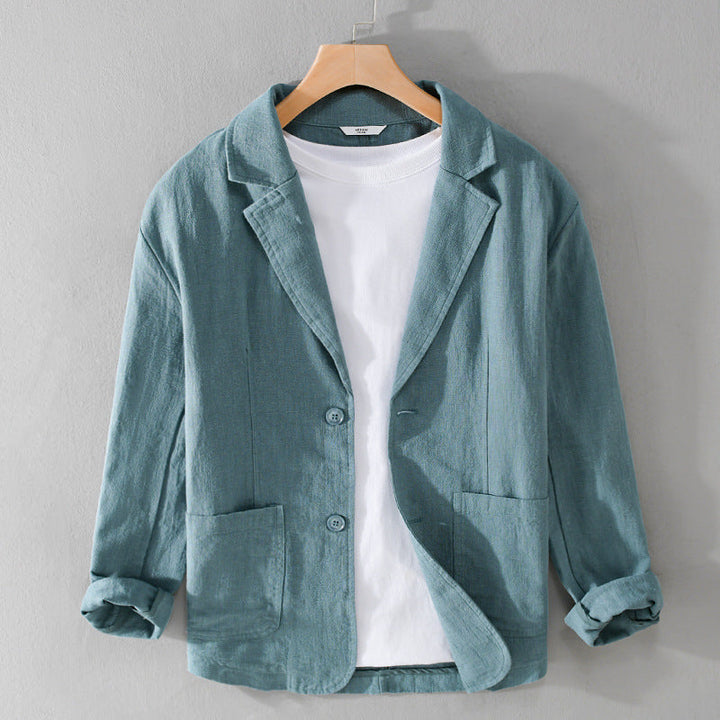 Hampton Dusk Linen Blazer