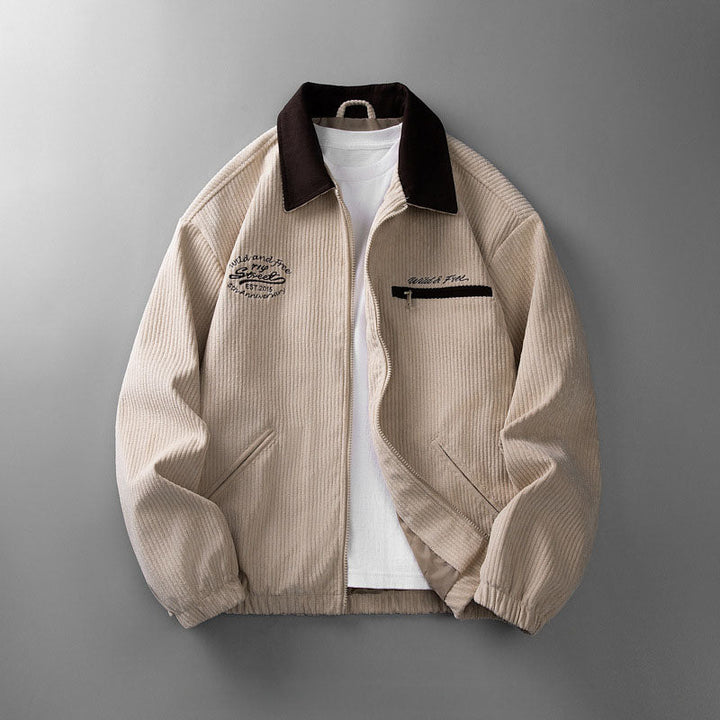 Matteo Corduroy Zip Jacket