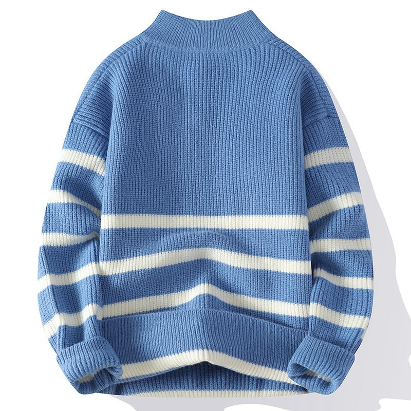 Coastal Inspired Quarter-Zip Pullover