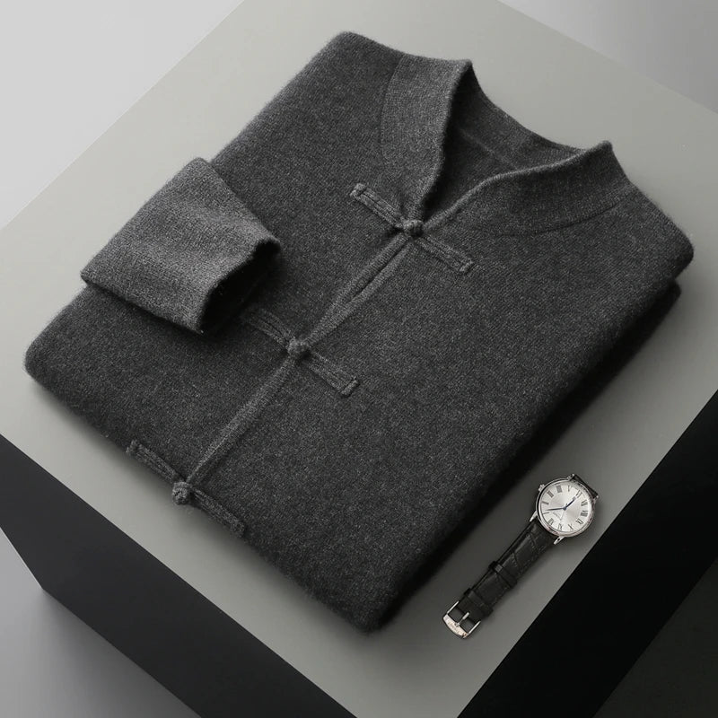 Mandarin Knit Cardigan