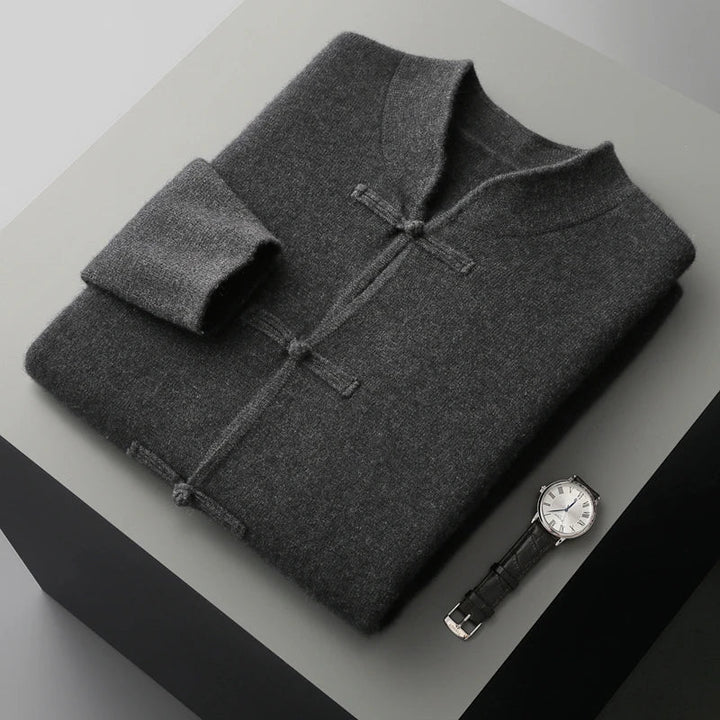 Mandarin Knit Cardigan