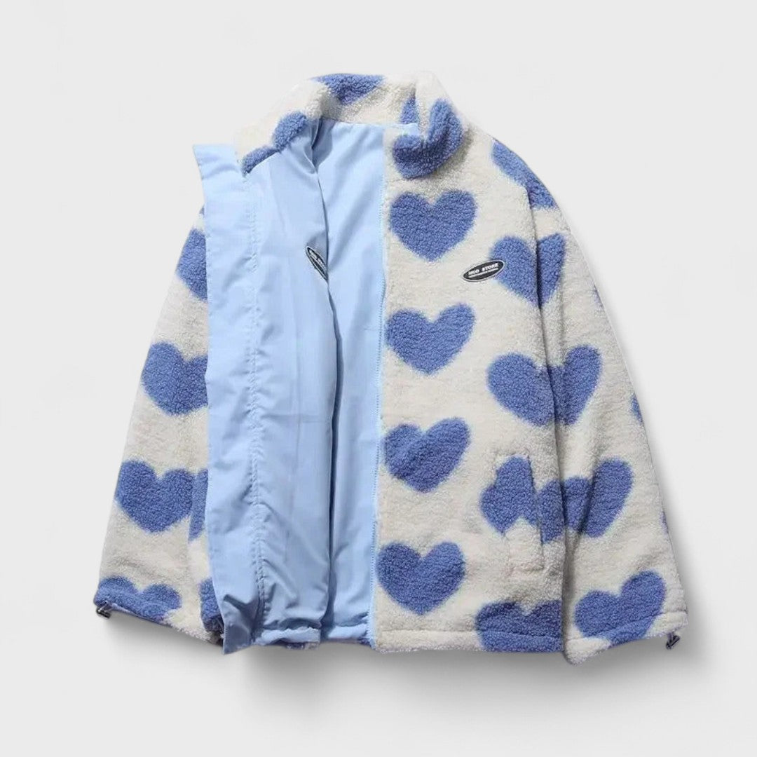 Katharina - Reversible heart jacket