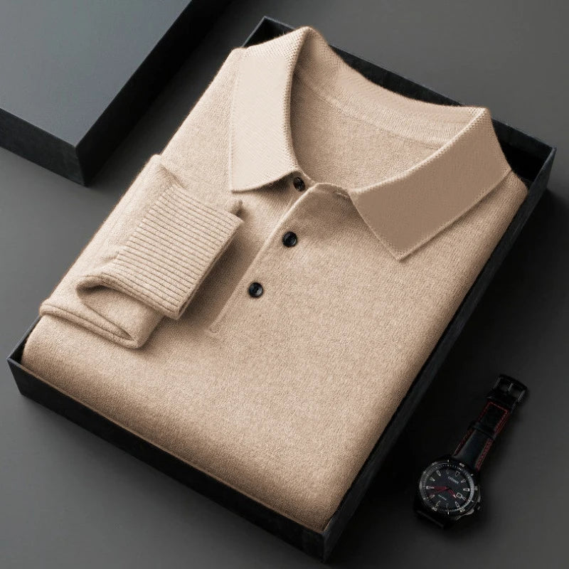 Riviera Knit Polo in Merino Silk