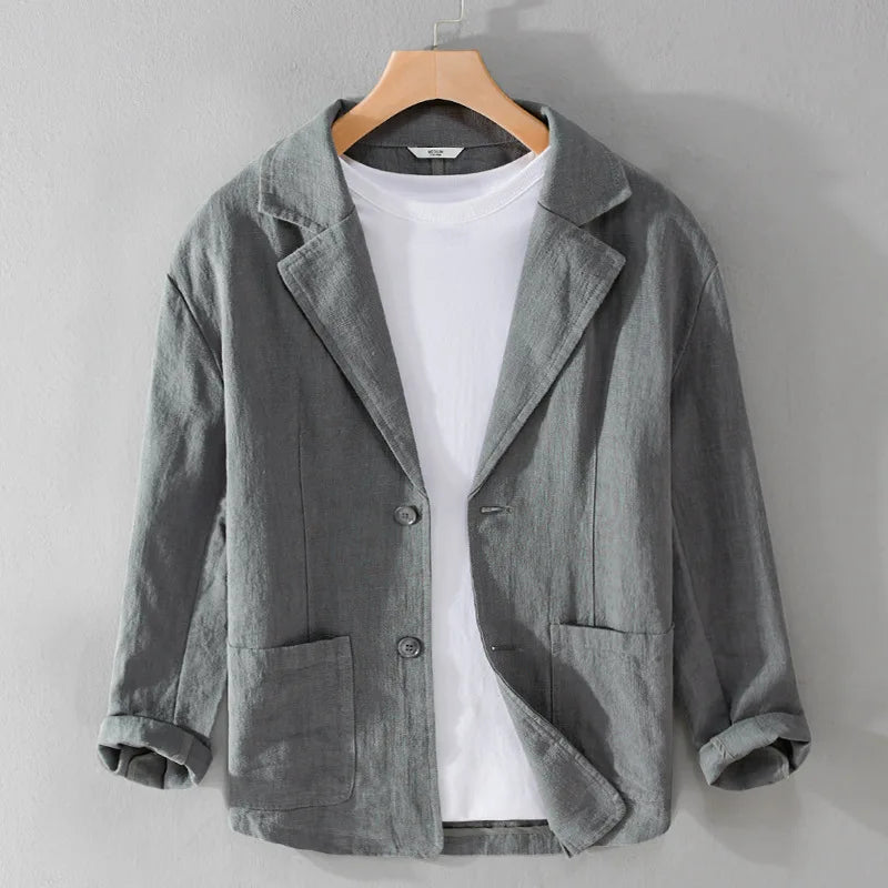 Hampton Dusk Linen Blazer