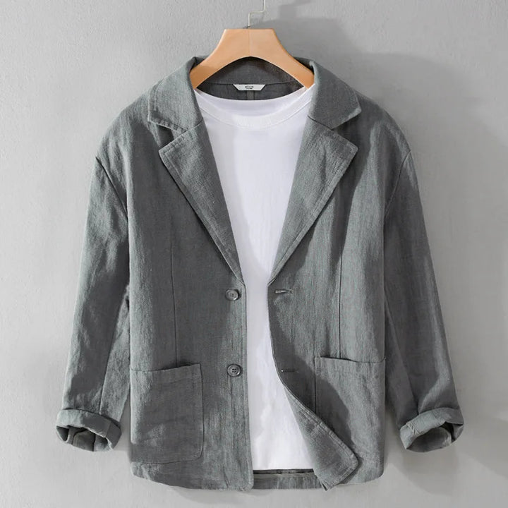 Hampton Dusk Linen Blazer