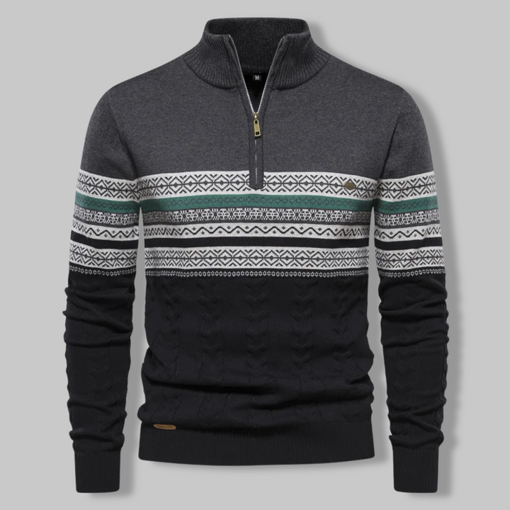 Alpine Fair Quarter-Zip Sweater
