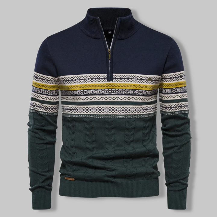 Alpine Fair Quarter-Zip Sweater