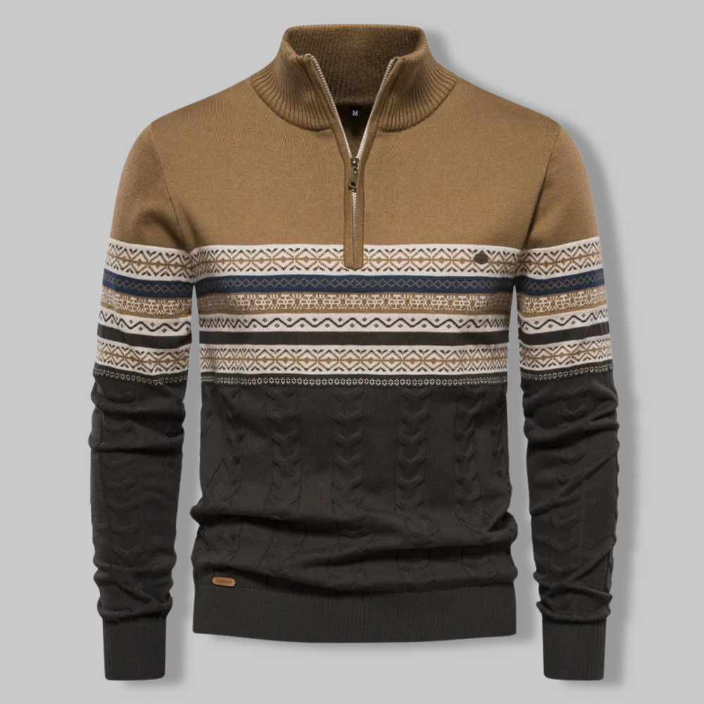 Alpine Fair Quarter-Zip Sweater