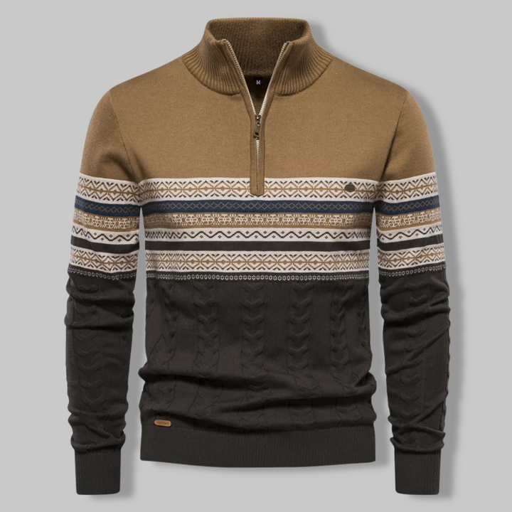 Alpine Fair Quarter-Zip Sweater