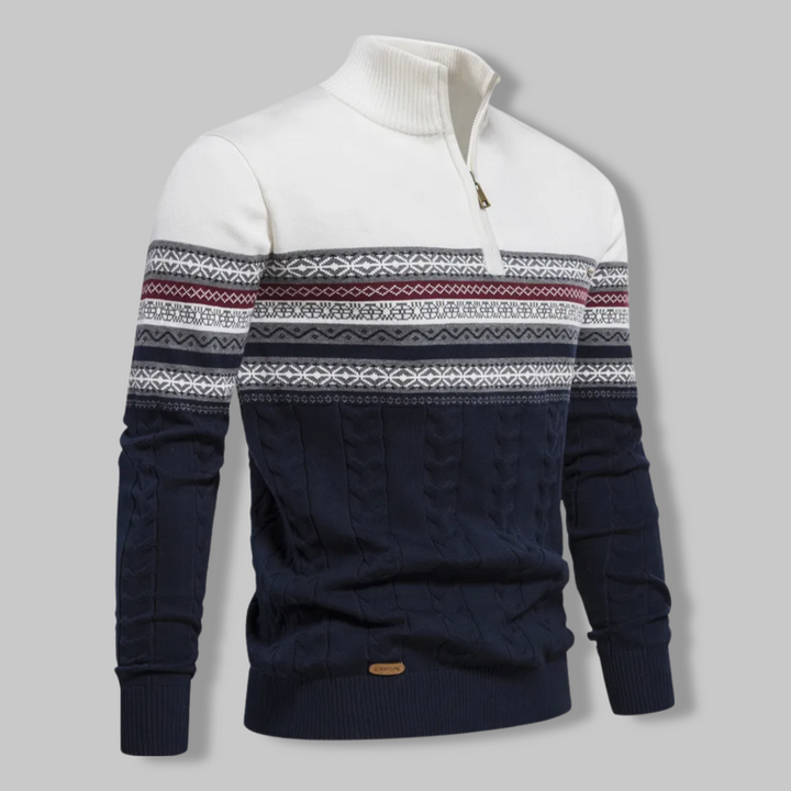 Alpine Fair Quarter-Zip Sweater