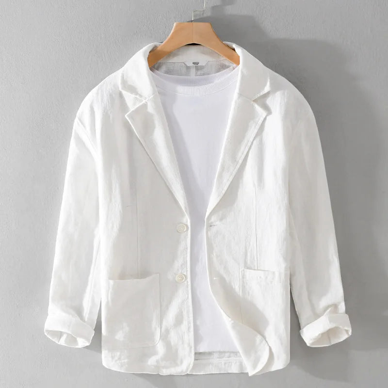 Hampton Dusk Linen Blazer
