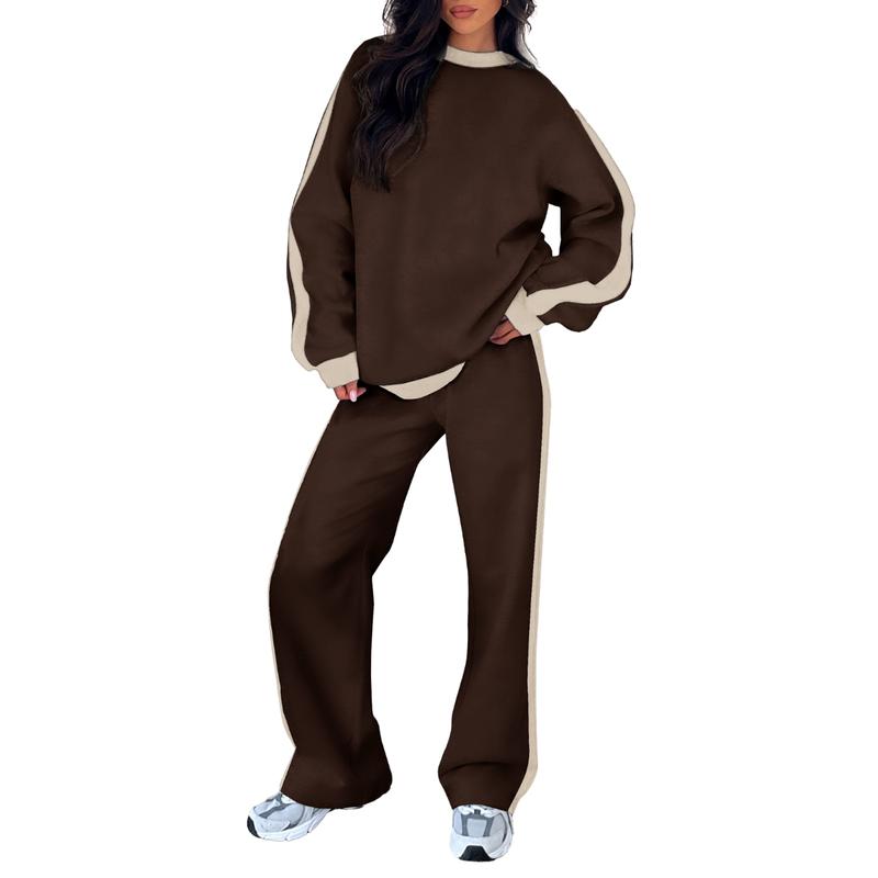 SANDI™ - Comfortable 2-Piece Lounge Set Sweatshirt & Straight Leg Pants