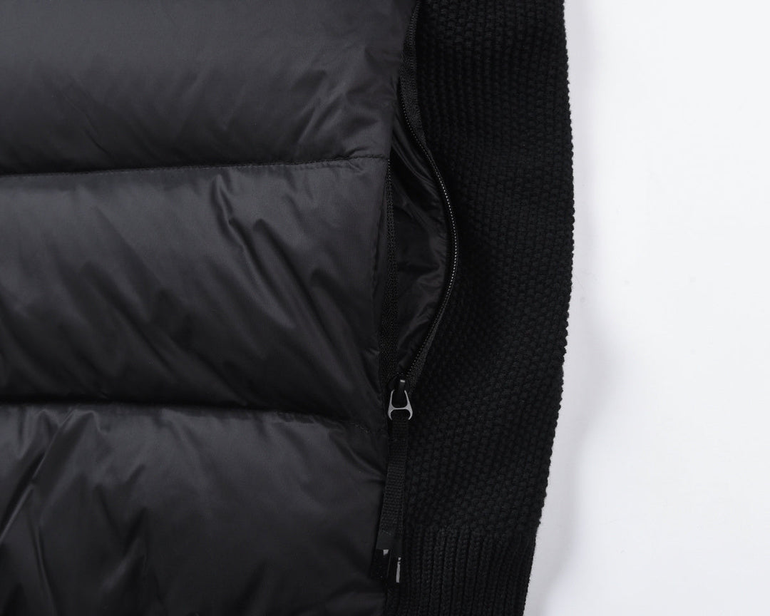 Hybrid Knit Sleeve Down Jacket