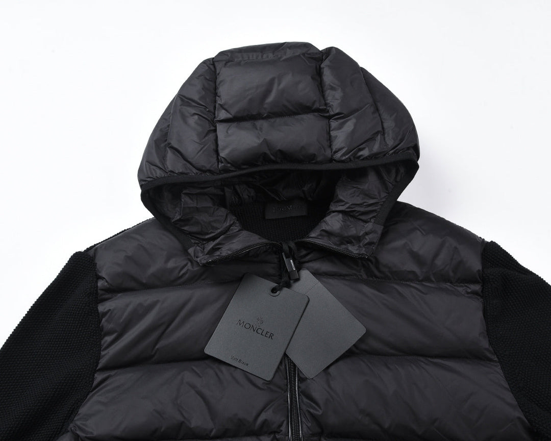 Hybrid Knit Sleeve Down Jacket