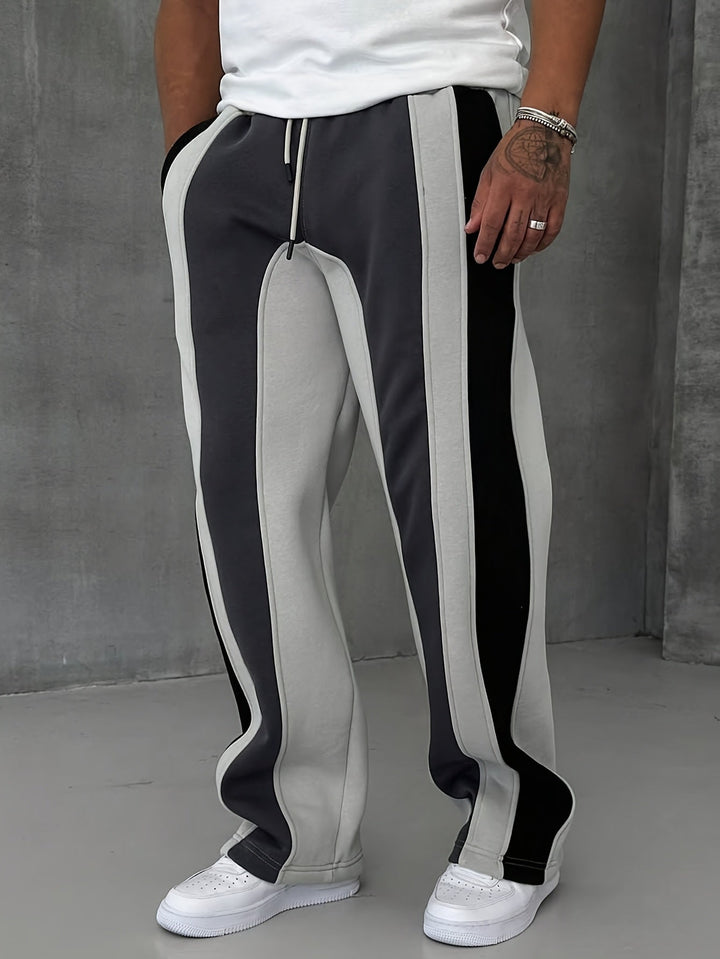 Contrast Panel Relaxed-Fit Joggers