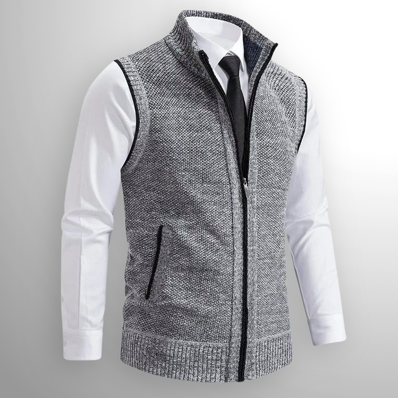 The Brompton Zip Sweater Vest