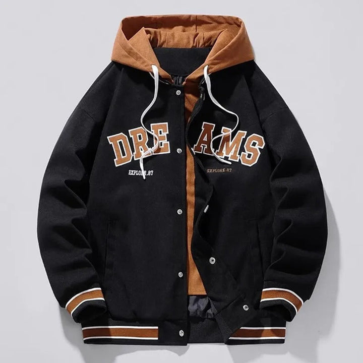 Varsity-Inspired Hooded Bomber – "Dreams" Edition